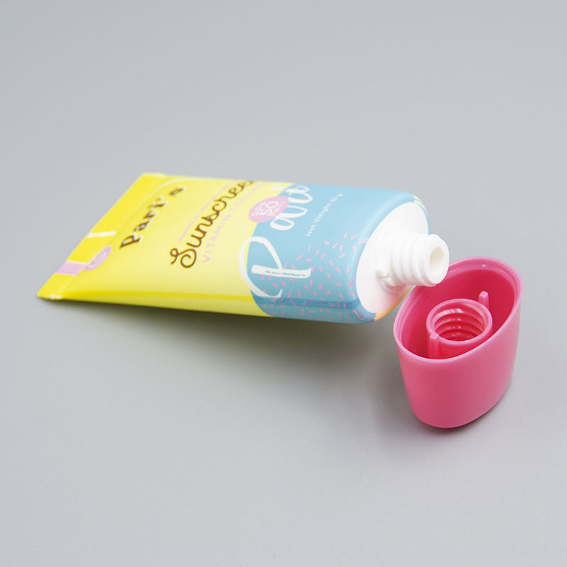 Tube cosmétique en plastique vide de 3 ml, Mini compression avec Logo personnalisé, pour protection solaire du visage et soins du visage, Tube de fond de teint pour les mains