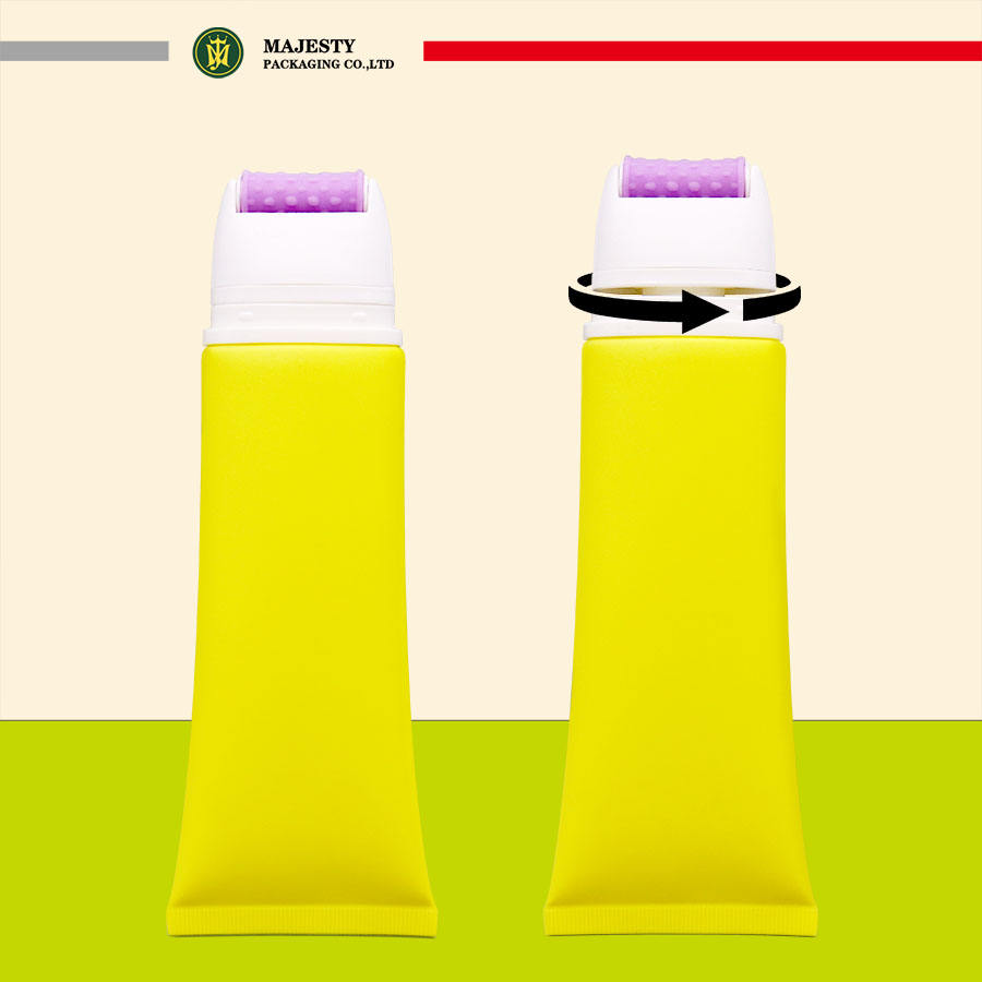 Tube de massage applicateur en silicone pour crème amincissante Tubes en plastique avec impression offset à usage cosmétique