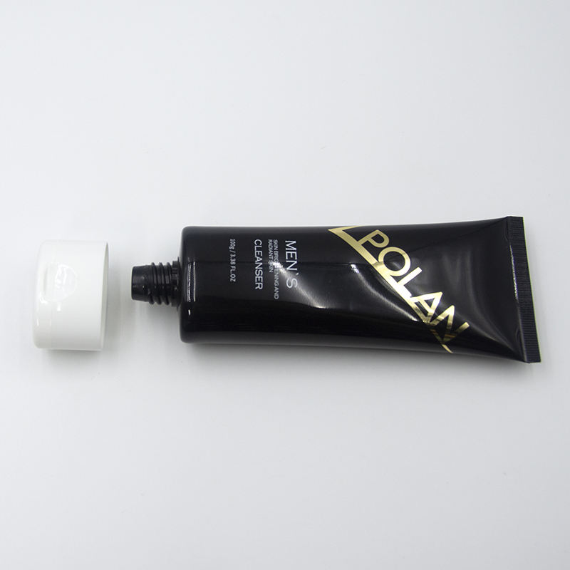Tube à presser en plastique vide personnalisé, emballage BB crème, soins de la peau, Lotion pour le visage, Logo imprimé, conception à rabat, propriétés de protection solaire