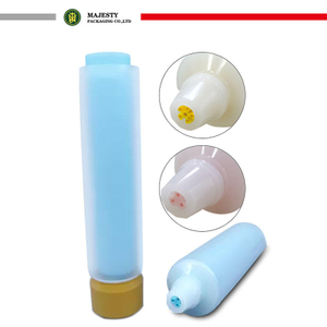 Tubes en plastique cosmétiques à Double chambre, Double couche, 50ml/100ml, emballage multi-usage pour Lotion pour le corps et Lotion pour les mains