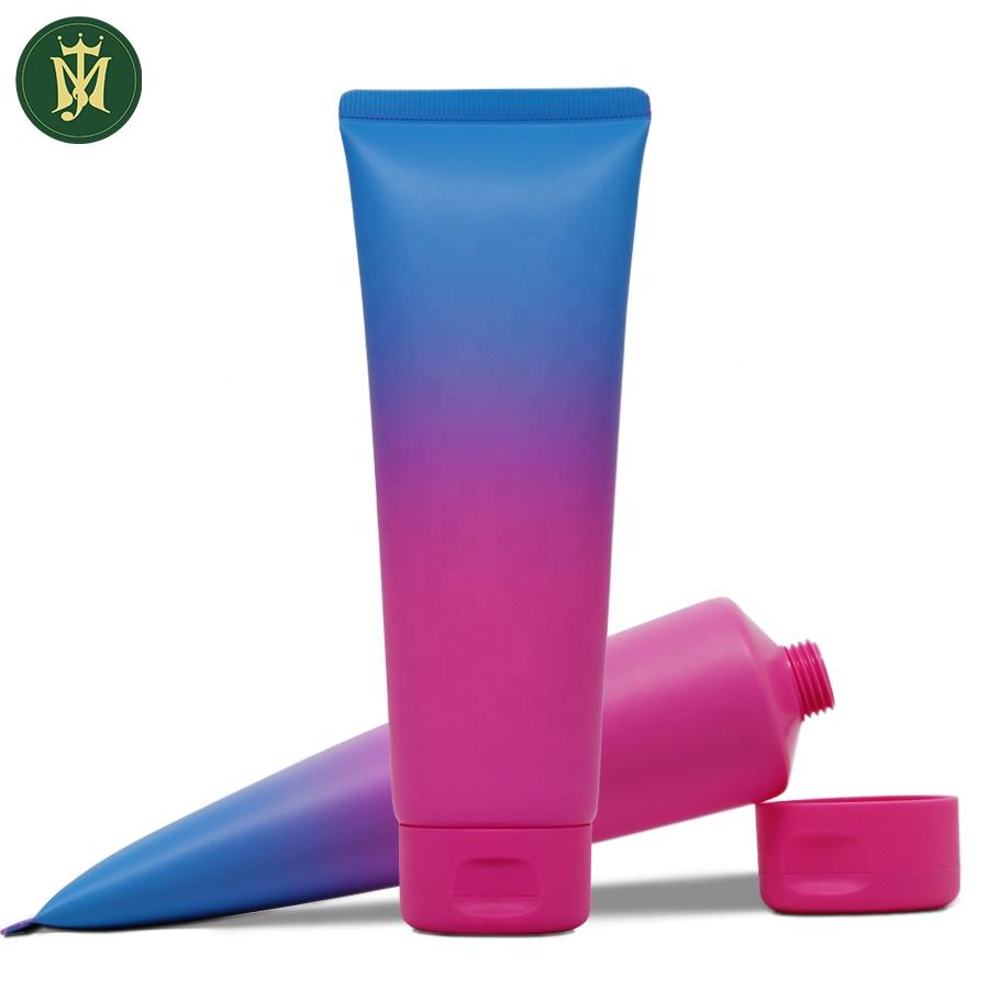 Tubes en plastique de 80 ml-120 ml personnalisés emballage de tube vide pour le nettoyage pour le visage à la crème à la main esthétique
