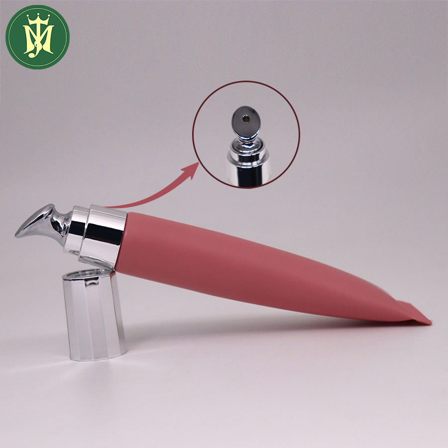 Tube de crème pour les yeux cométique personnalisé, Tube de tête en céramique et en alliage de Zinc, emballage en plastique, 10ml, 15ml, 20ml