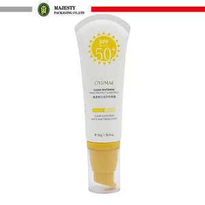 Tête de pompe de 50ml, prix d'usine Direct, Tube vide personnalisable pour lotion pour le corps et BB crème, usage cosmétique
