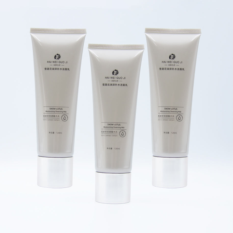 Tubes en plastique à presser souple personnalisés, emballage PE vide, nettoyant pour le visage, soins de la peau, protection solaire, vente en gros, 60ml, 100ml, 120ml