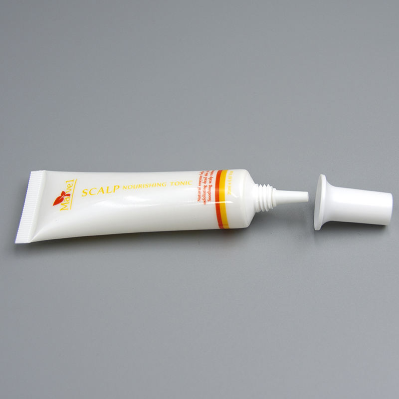 Tube à buse longue à presser vide personnalisé, balle en plastique souple, crème hydratante pour les yeux, masque de protection solaire, Gel, Tube à presser vide personnalisé