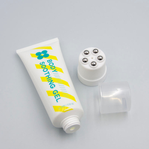 Tube d'extrusion d'emballage cosmétique en plastique personnalisé 60 ml-150 ml avec tête de massage à 5 billes