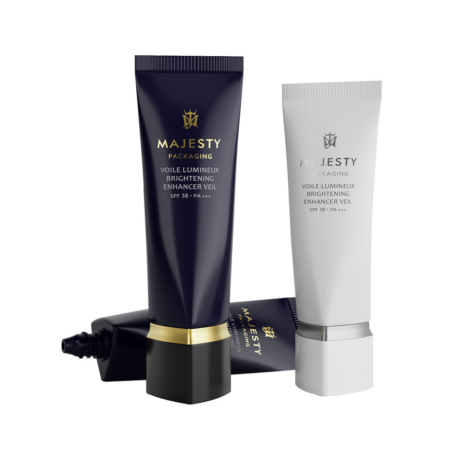 Tube à presser triangulaire personnalisé D30 D40 Mm, récipient de crème pour les mains, lavage du visage, emballage cosmétique, Tube vide d'extrusion