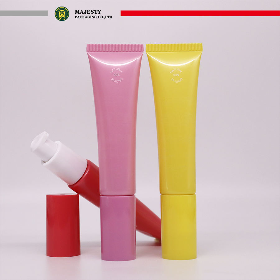 Tube de Lotion de pompe cosmétique en plastique personnalisé 30ml-60ml, Isolation de protection solaire, fond de teint liquide, emballage de tête de pompe à vide