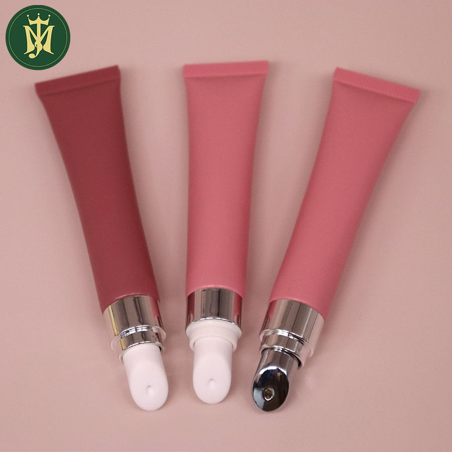 Tubes à presser souples vides personnalisés, pour rouge à lèvres, Mascara et soins de la peau, avec applicateur en alliage de Zinc et sérum de Massage pour les yeux, pour le soin des lèvres