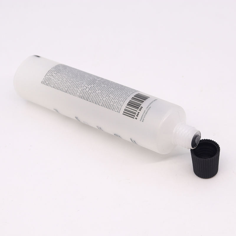 Tubes à presser vides en plastique transparent OEM pour crème de soin du visage, crème pour les mains, dentifrice, crème solaire, emballage de shampoing avec bouchon à vis