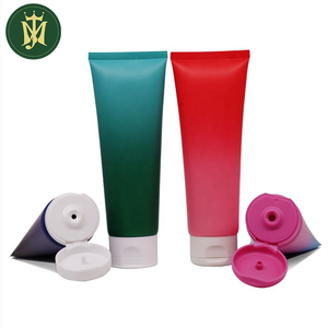 Tubes à presser vides dégradables avec logo personnalisé, emballage en plastique cosmétique écologique avec prix directs d'usine
