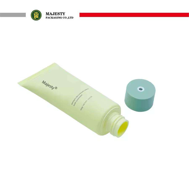Tube à presser à bouchon à vis pour nettoyant pour le visage, lotion pour le visage, crème, emballage de rouge à lèvres, usage cosmétique industriel