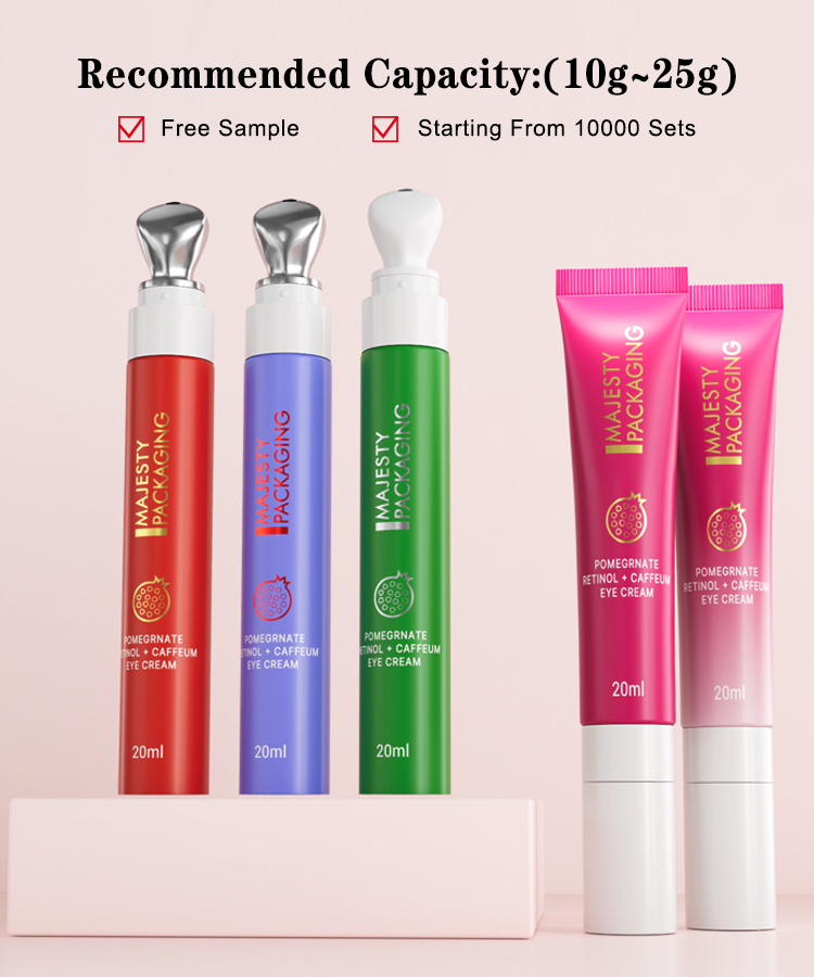 rose couleur Cosmetic Emballage Tardage 