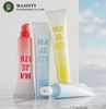 Tube de baume à lèvres Macaron vide, 15ml, emballage de brillant à lèvres, Portable, Mini récipient esthétique cosmétique en plastique souple, vente en gros